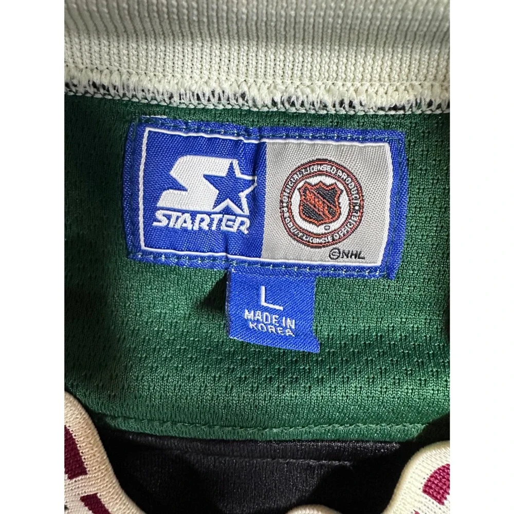 Vintage Phoenix Coyotes Starter NHL Kachina Hockey Jersey Mens Large Black L - Picture 3 of 11